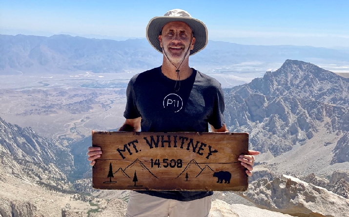 Dan on Mt. Whitney Summit