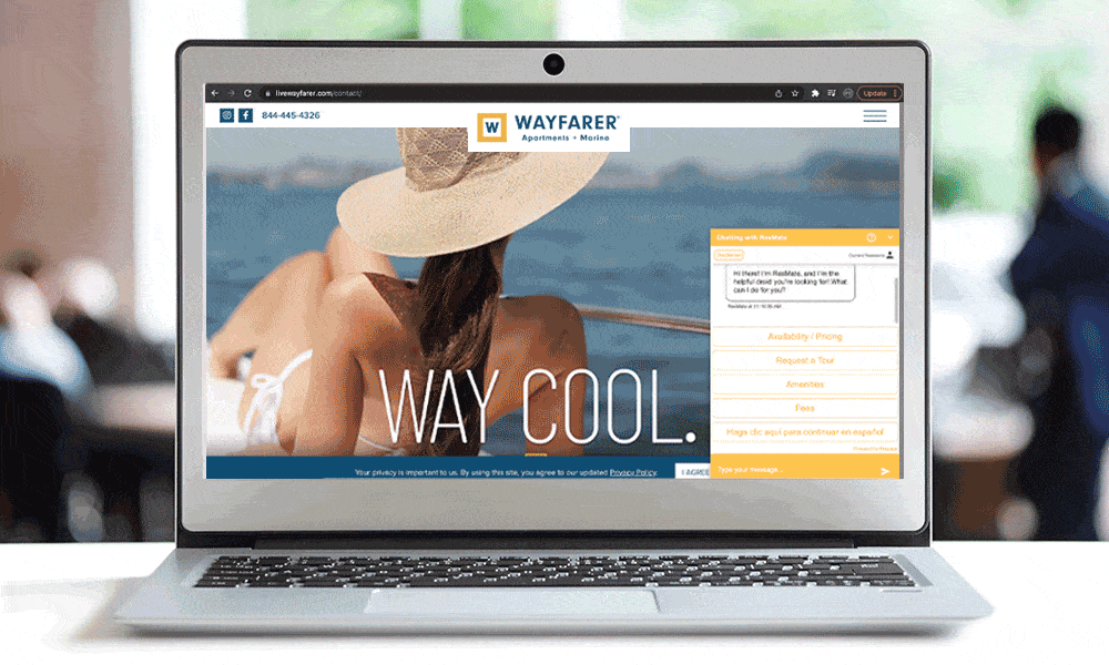Refreshed Wayfarer website screen rotations