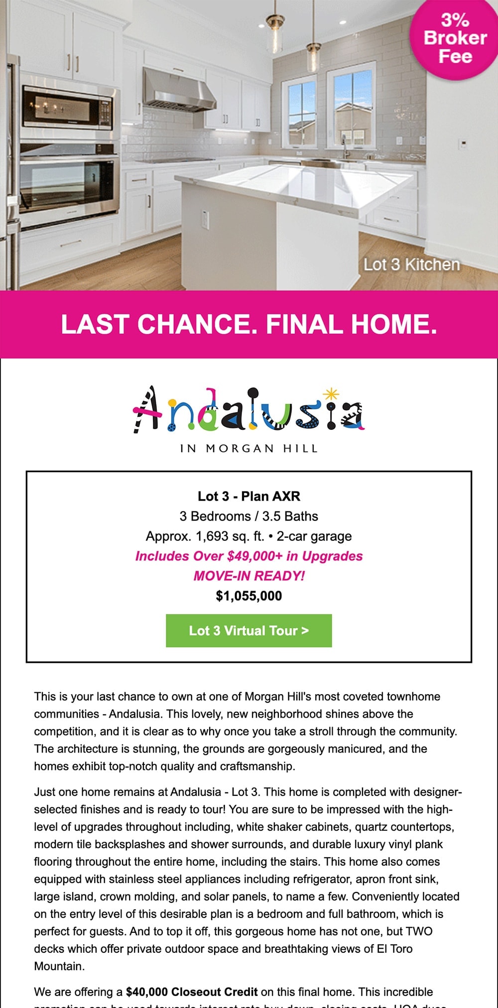 Andalusia email marketing